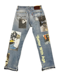 TABLOID DENIM PANTS (INDIGO)
