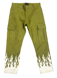 Flame Canvas Trouser (Olive)
