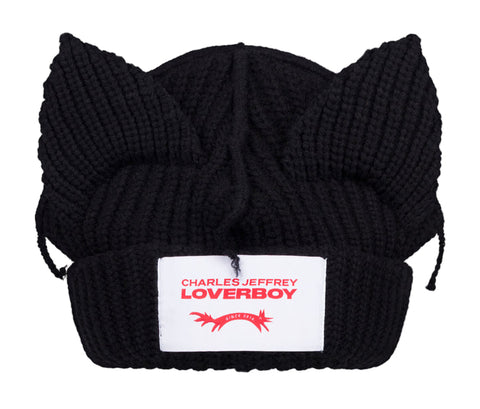 LOVERBOY CHUNKY EARS BEANIE (BLACK)