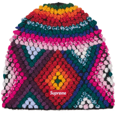 Textured Knit Beanie (Multicolor)