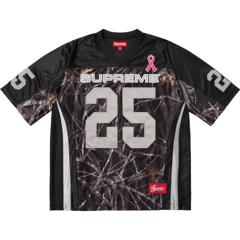 Breast Cancer Awareness Football Jersey (Black)