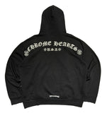 Chrome Hearts T Bar Zip Up (Black/White)