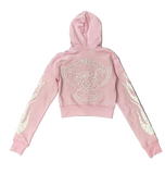 Women Chopper Hoodie Pink