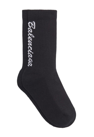 Balenciaga Vertical Logo Socks