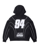 Fox Racing Zip Up Hooded Sweatshirt (Black)
