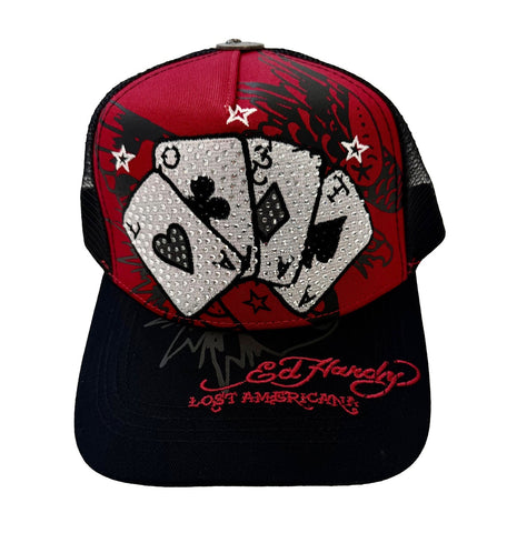 Cards Rhinestone Trucker Hat