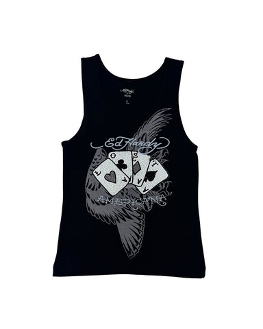 Lost Cards Rhinestone Rib Tank (Complex Exclusive)