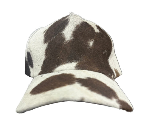 Untitled Cowhide Brown/White Cap (Version 1)