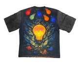 Multi Color Einstein Tee (Black)