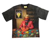 Multi Color Einstein Tee (Black)