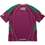 Piping Soccer Jersey Burgundy