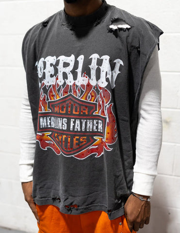Merlins Cut-Off Acid Wash Thermal