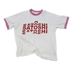 Satoshi Nakamoto White Triple Logo T-Shirt