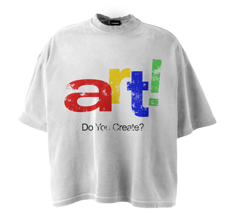 "DO YOU CREATE?" TEE (White)