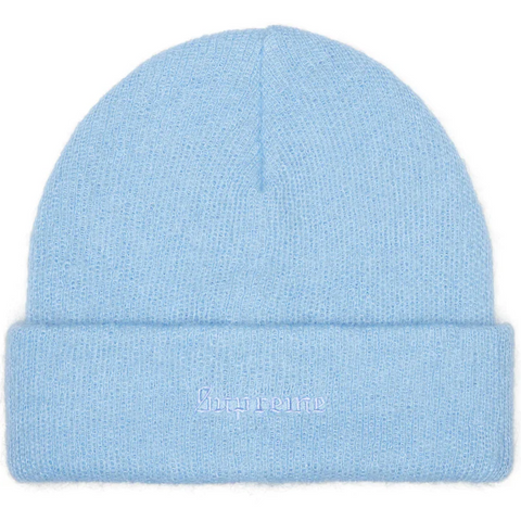 Mohair Beanie (Blue)