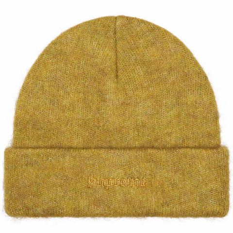 Mohair Beanie (Mustard)