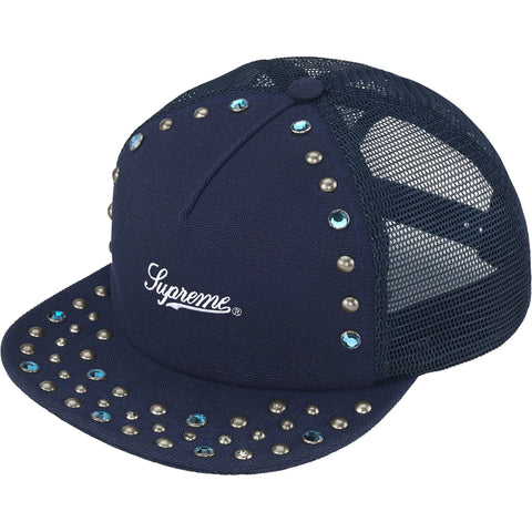 Supreme/B.B. Simon Studded Mesh Back 5-Panel (Navy)