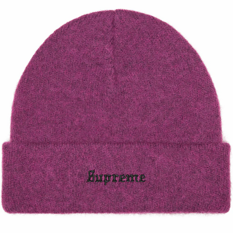 Mohair Beanie (Plum)
