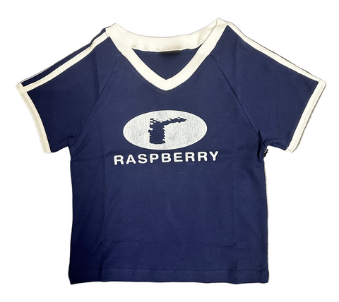 Raspberry Ocean Girls Tee