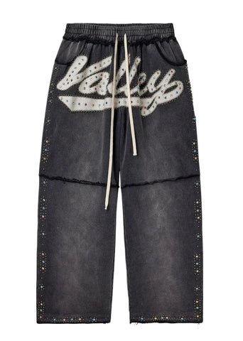 Vale Skittles Black Sweats