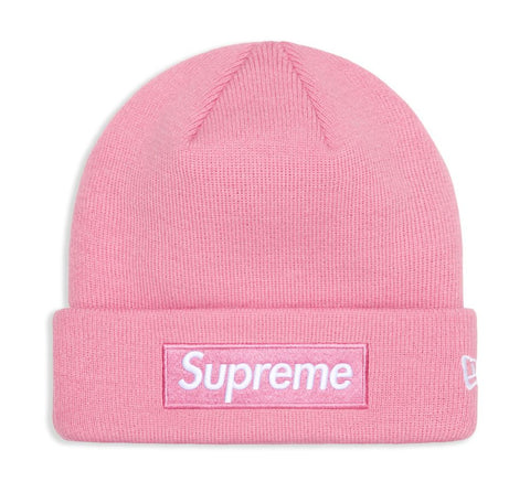 New Era Box Logo Beanie (Pink)