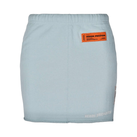 Logo Patch SweatSkirt (Baby Blue)
