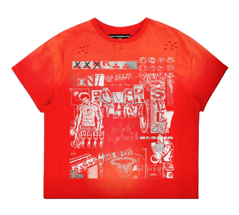 ROCKOUT TEE (LAVA)