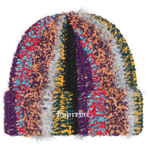 Supreme Tinsel Stripe Beanie (Multicolor)