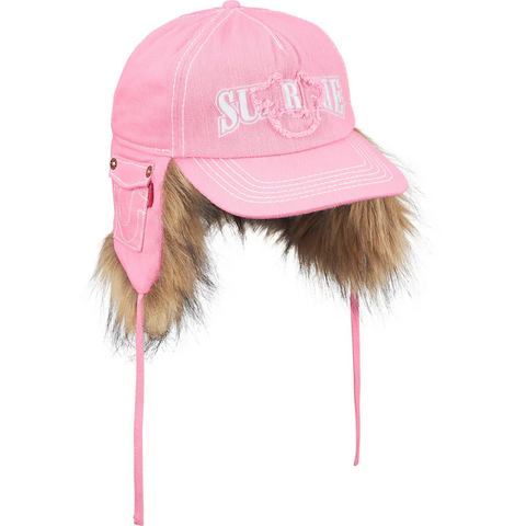 Supreme/True Religion Earflap 5-Panel (Pink)