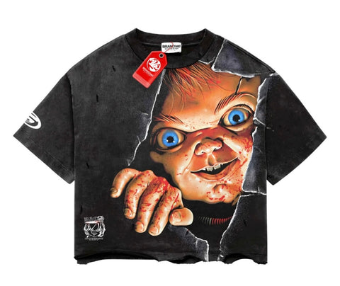 Black Chucky Boxy Tee