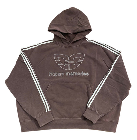 HMDD Washed Brown Butterfly Hoodie