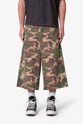 Ultra Baggy Camo Twill Shorts