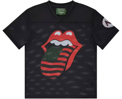 Denim Tears x Rolling Stones Football Jersey (Black)