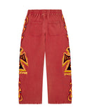 LA FLARE SWEATS (RED)
