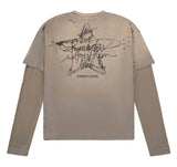 "RIOT" LOVE ART DISTRESSED LONG SLEEVE