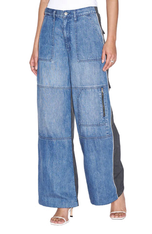 Baggy Jean Nylon Splice