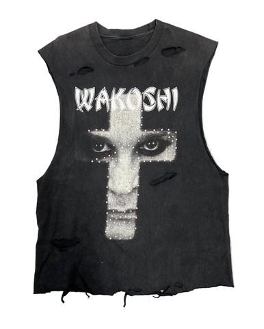 Wakoshi Ozzy Sleeveless Tee (Black)