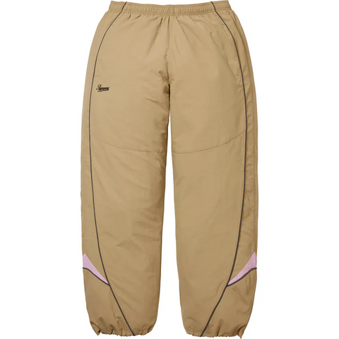 Contrast Piping Track Pant (Tan)