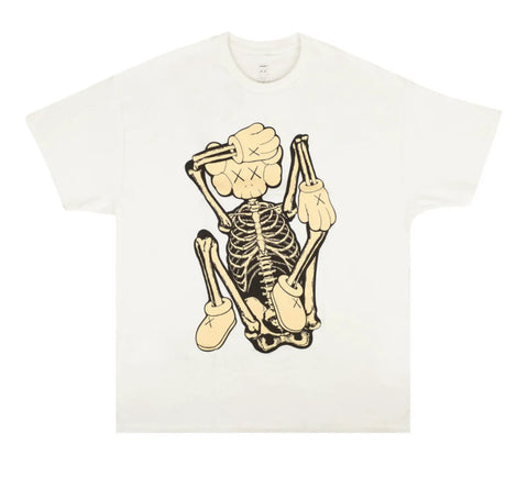 KAWS Skeleton New Fiction Bone Tee (White)