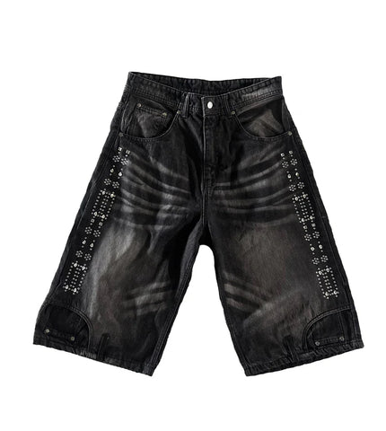 ONXY RHINESTONE JORTS