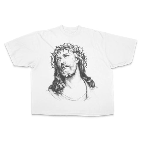 "Jesus Saved Me" Tee White