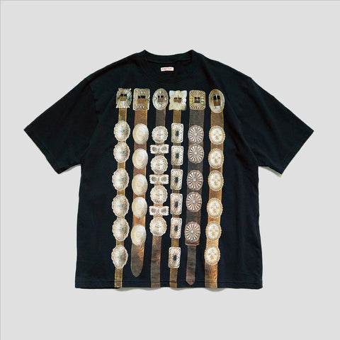 KAPITAL JERSEY CREW T-SHIRTS (CURTAIN CONCHO)