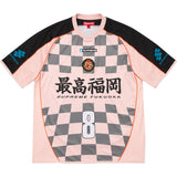 Checkerboard Soccer Jersey (Pink)