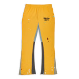 Gallery Dept. GD Logo Flare Sweatpants Royal Yellow