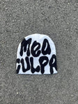 Mea Culpa White/Black Beanie