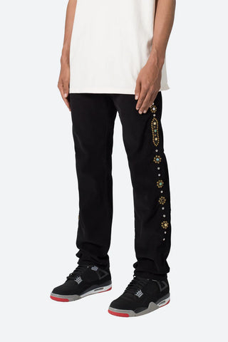 MNML MOJAVE CORDUROY PANTS BLACK