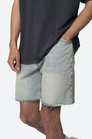 MNML Mojave Denim Shorts Vintage Blue