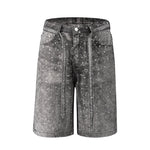 RHINESTONE RODEO SHORTS BLACK
