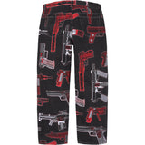 Guns Loose Fit Jeans (Washed Black)