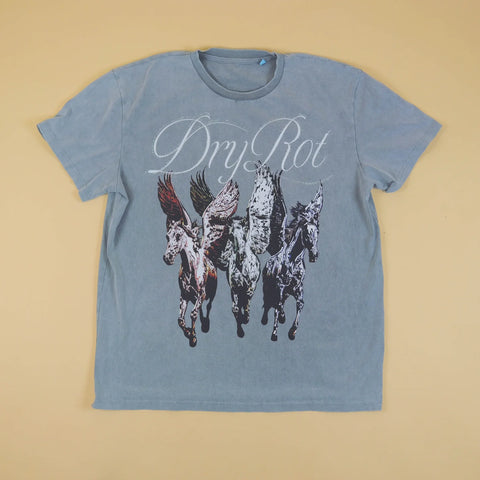 DRY ROT PEGASUS TEE GREY